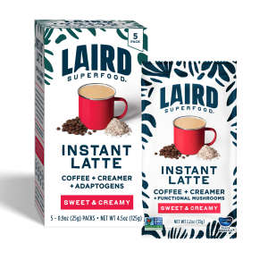 Premium Revitalizing Sweet & Creamy Instant Latte with Adaptogens Single Serve